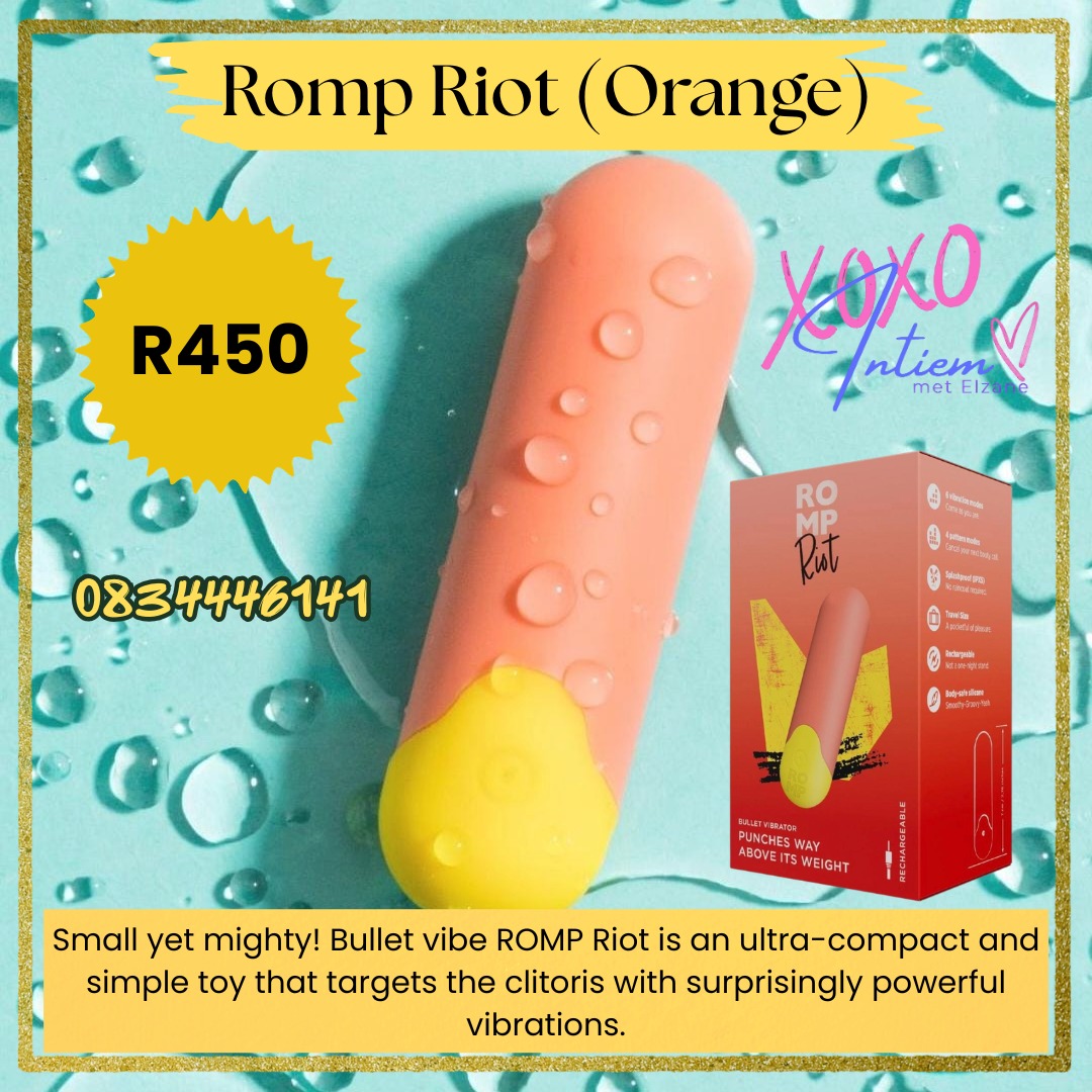 Romp Riot – Oranje Bullet Vibrator!